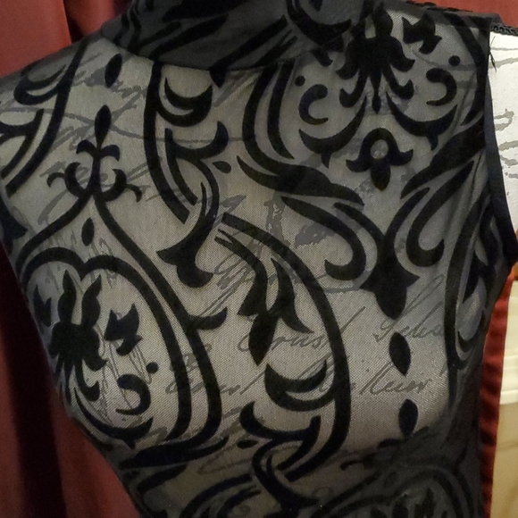 1 new medium mock neck halter style bodysuit snap - Picture 2 of 5